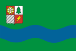 Flag of Srednekansky rayon (Magadan Oblast)